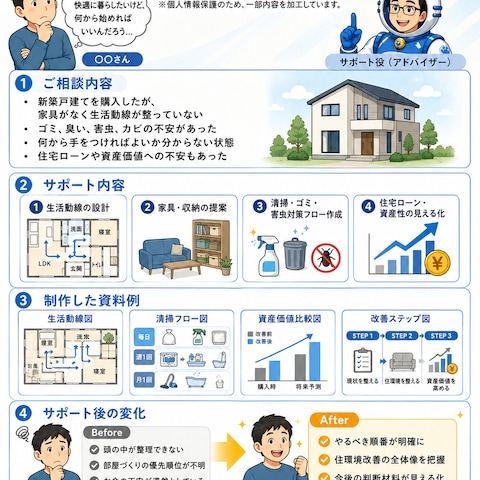 住環境の暮らし改善を支援します