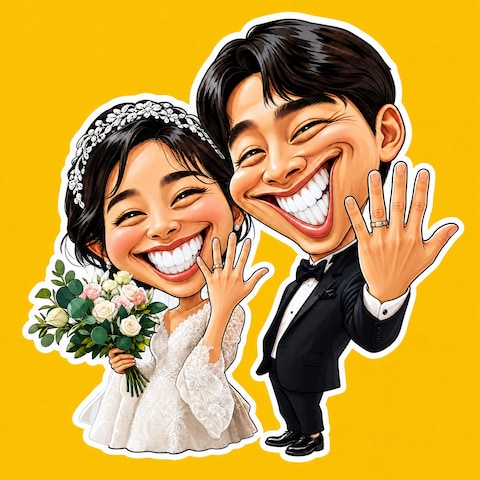 似顔絵制作ポートフォリオ