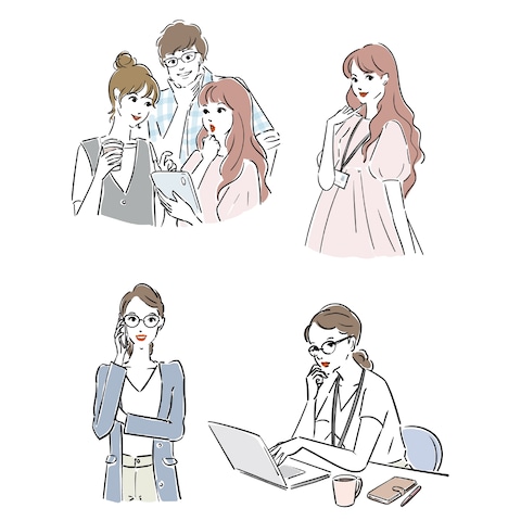 素材イラストサイト掲載