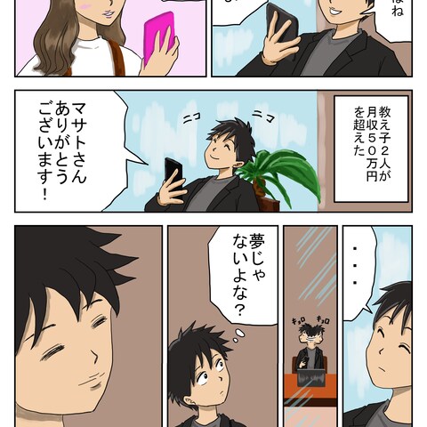 ネットビジネス用プロフィール漫画