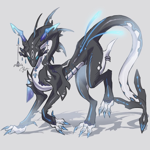 ドラゴンのキャラデザ