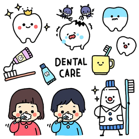 歯磨きイラスト