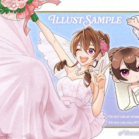 1周年記念グッズ用イラストのご依頼