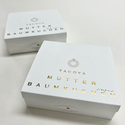 バームクーヘンの箱パッケージ