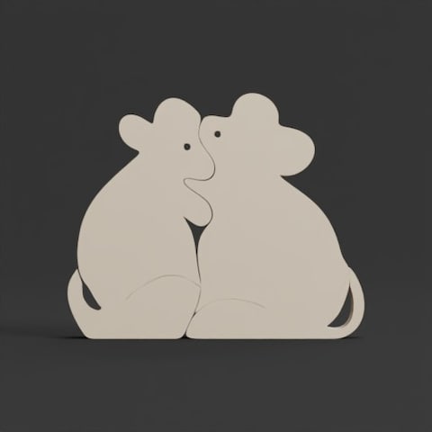 ネズミの夫婦