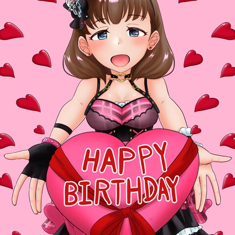 佐久間まゆ誕生日イラスト