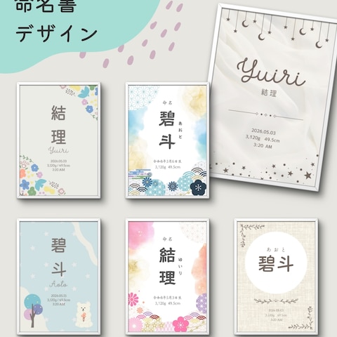 命名書