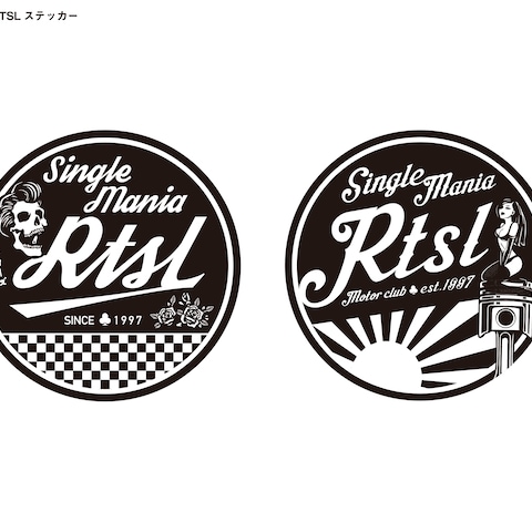 広島バイクチームRTSLロゴデザイン