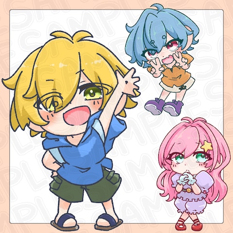 デフォルメイラスト（Bタイプ）