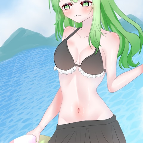 水着の女の子