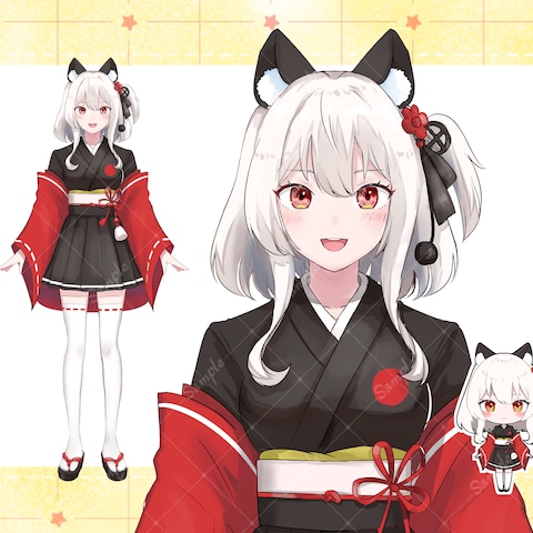 立ち絵、ミニキャラサンプル