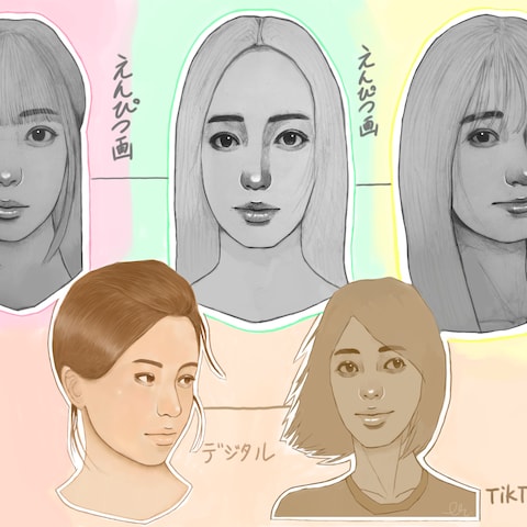 自分の絵の参考作品