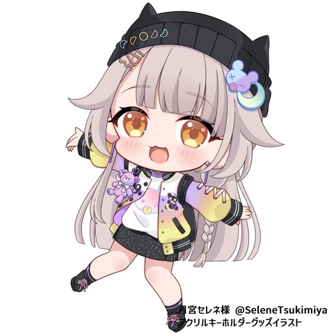 アクリルキーホルダー　グッズイラスト