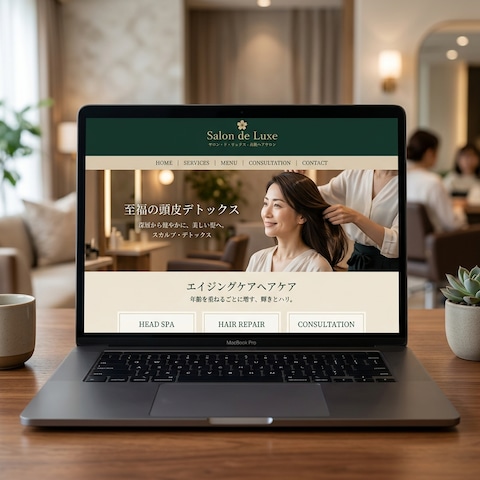 予防美容・デトックスサロン専用LPデザイン