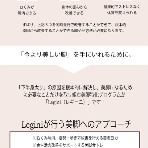下半身太り解消の告知