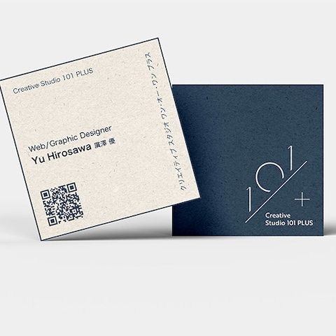 自身の名刺デザイン/Creative Studio 101+