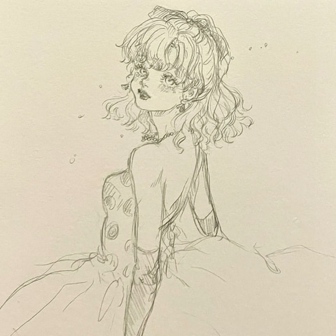ドレスを着た女の子