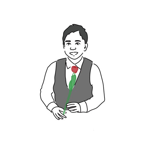 線画ーSNSアイコン