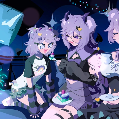 【ご依頼】お誕生日イラスト/魔村はむお様