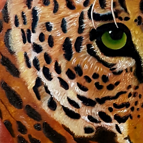 作品油絵【eye】