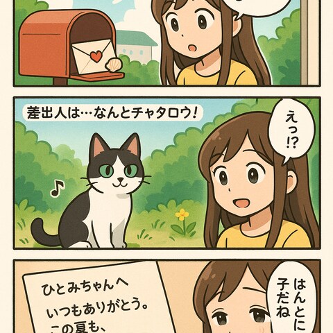 夏の日のやさしい手紙