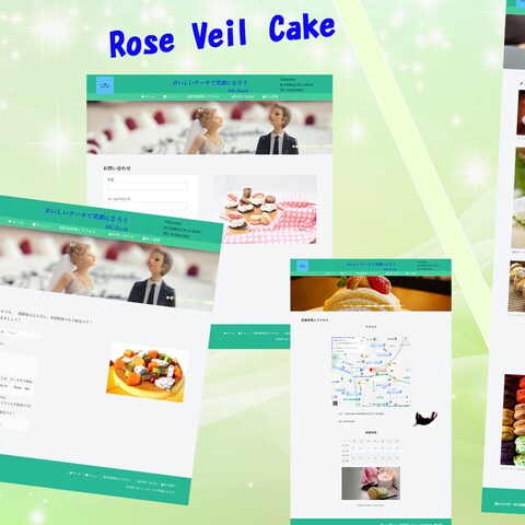 Rose Veil for sweet cake