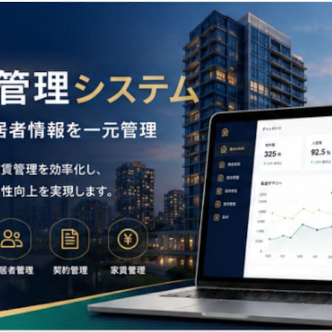 不動産管理システム開発｜物件・契約・入居者情報を一元管理