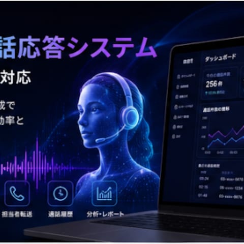 AI音声・電話応答システム開発｜自動受付・音声AI対応
