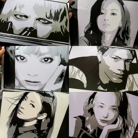似顔絵 サンプル