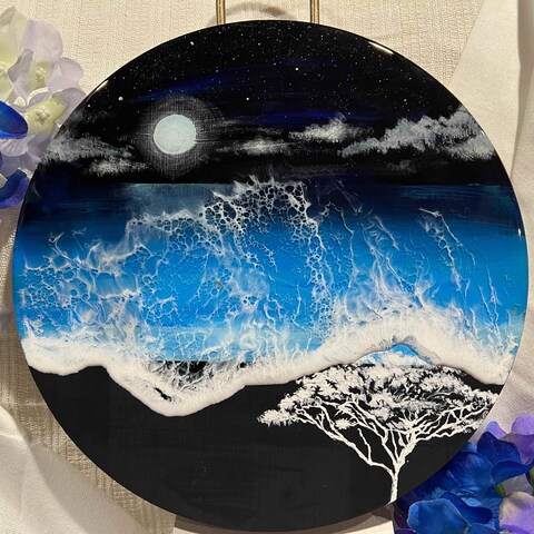 月夜の海 オーシャンパネル