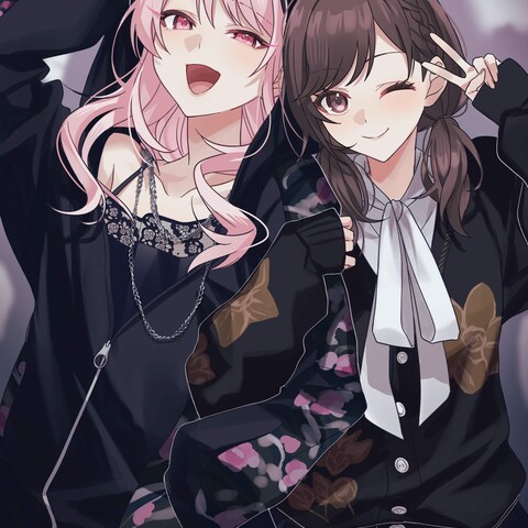 二次創作：暁山瑞希&東雲絵名　ゾゾタウンコラボ