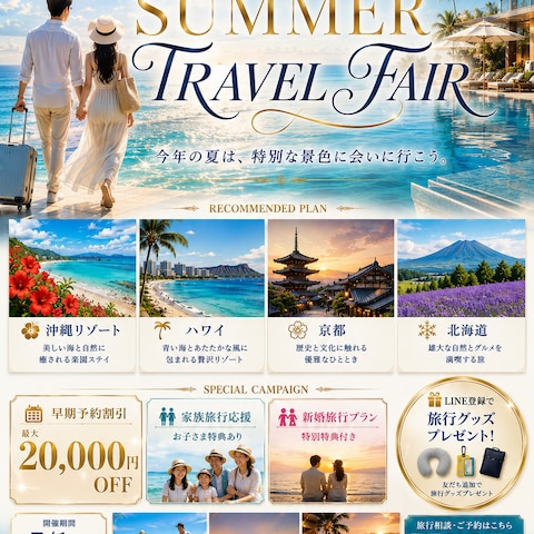 夏の旅行フェア