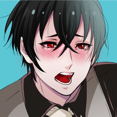 イラストアイコン（男性の泣き顔）
