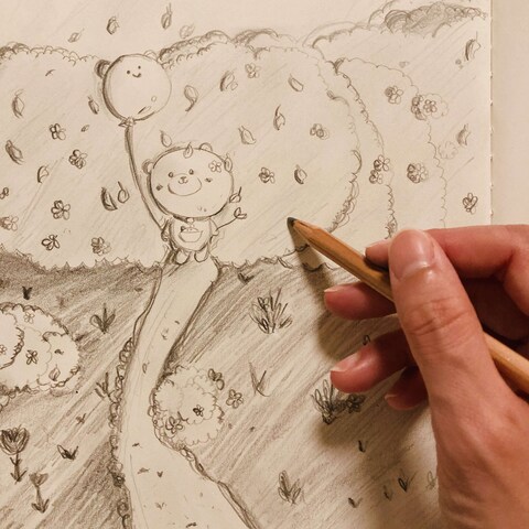えんぴつのくまさん