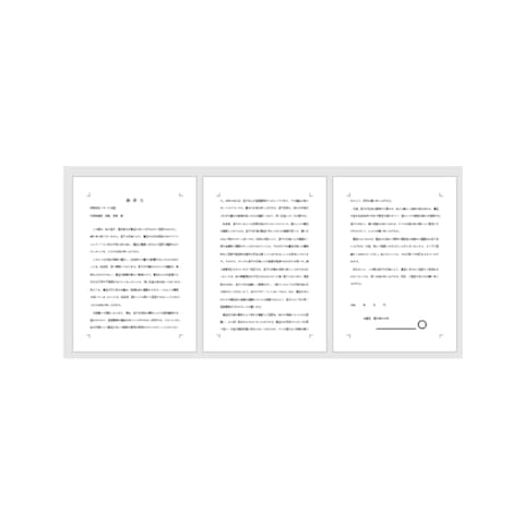 万引きによる謝罪文
