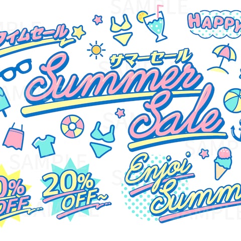 ストック用夏素材