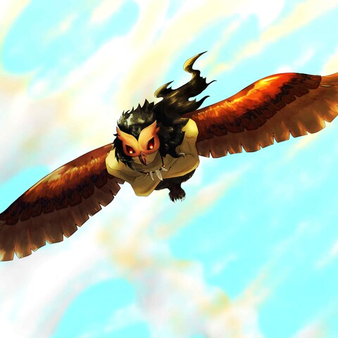フクロウの獣人オリキャラ