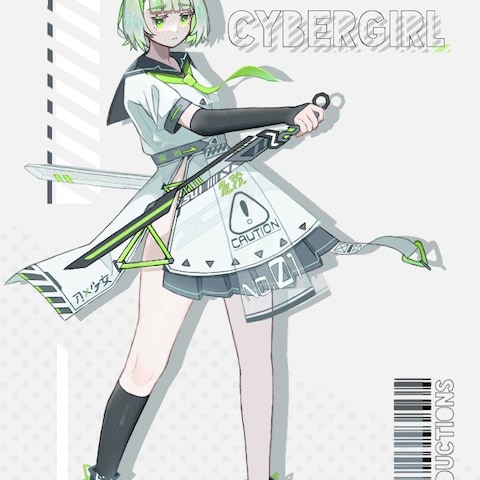 近未来な立ち絵です！