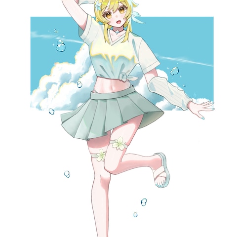 蛍ちゃんのファンアートです！