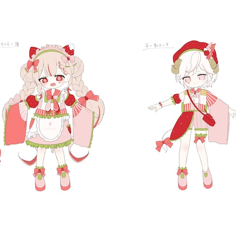 軽めのキャラクターデザイン②