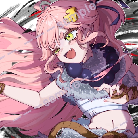 ゲーム配信用サムネイルイラスト