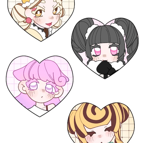 アイコン デフォルメイラスト
