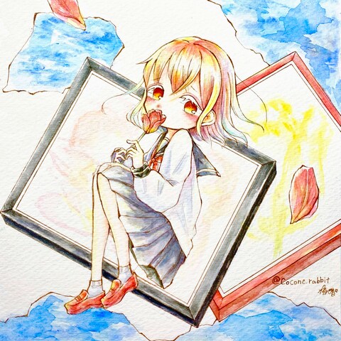 水彩イラスト 見本