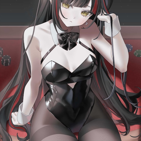 バニーガールの女の子