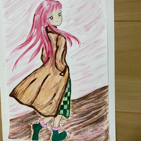 アナログイラストで表現します❣️