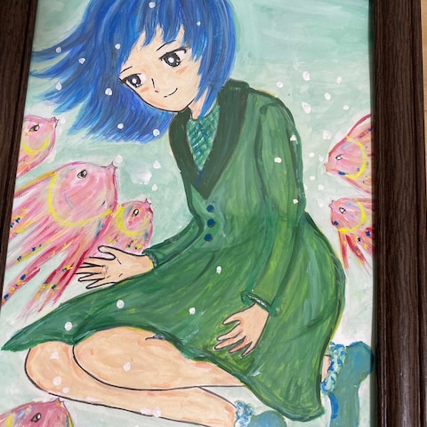 アナログイラストで癒しを表現します❣️
