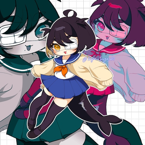 オリジナルキャラクターイラスト