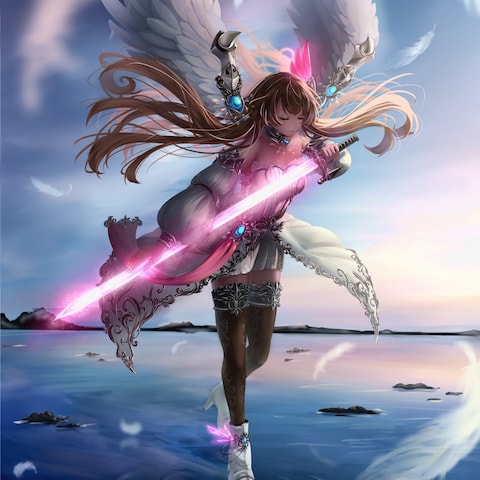 装飾多めファンタジーイラスト