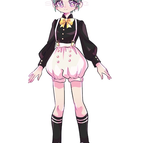 Vtuber用 立ち絵 イラスト