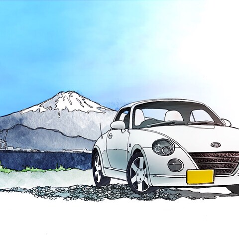 愛車の思い出イラスト
